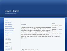 Tablet Screenshot of gracechurchmenifee.com